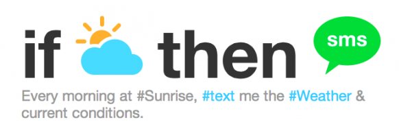 IFTTT Weather with SMS